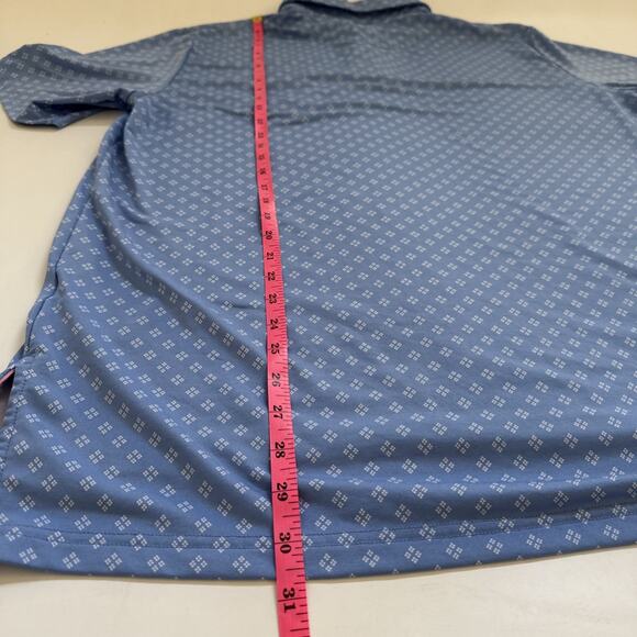 Ralph Lauren RLX Polo Performance Moisture Wicking Golf All Over Print Men Large - Picture 6 of 8